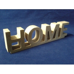 HOME , napis   MDF #16mm , 15x4cm